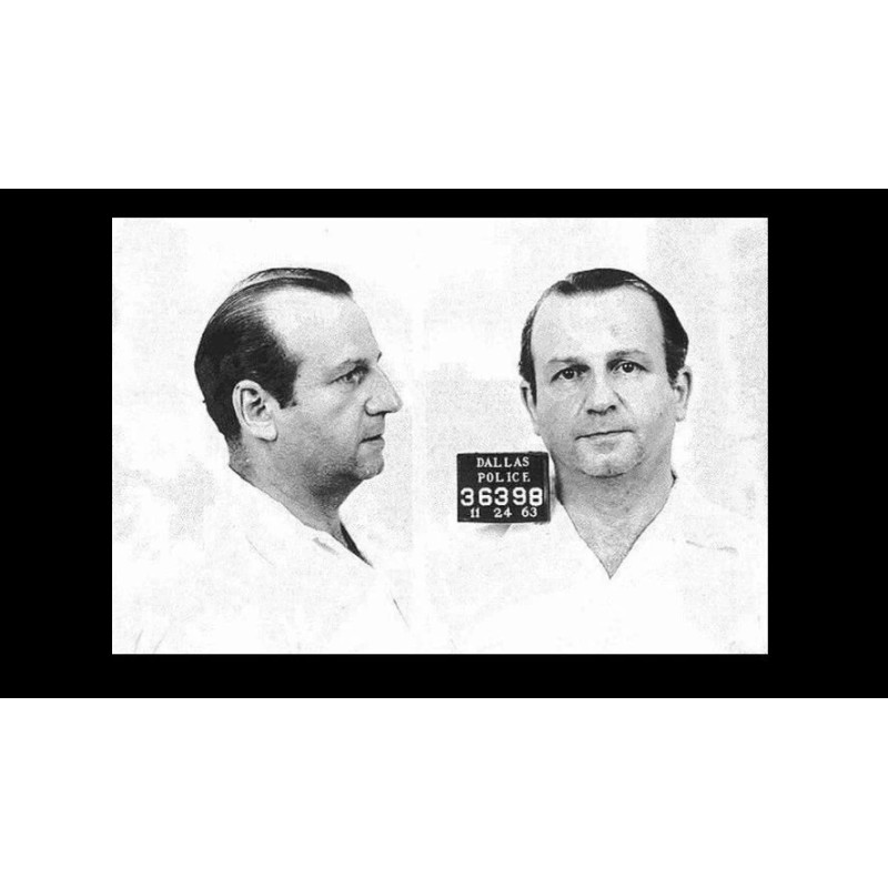 Jack Ruby MUG SHOT PHOTO Dallas, John F Kennedy Assassination,
