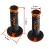Rubber Handlebar Grips for Motocross Pitbike Enduro Trial MX Freeride