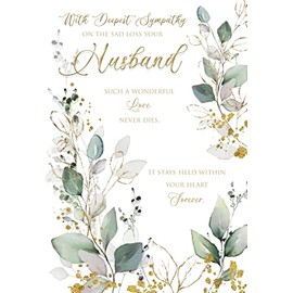 On The Sad Loss of Your Husband Sympathy Card