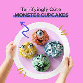 Duff Monster Cupcakes Baking Kit - Duff Goldman x Baketivity Kits for Kids, Teens & Adults with Pre-Measured Ingredients & Kid-Friendly Instructions - DIY Cupcake Mix Baking Set - Family Activity Gift