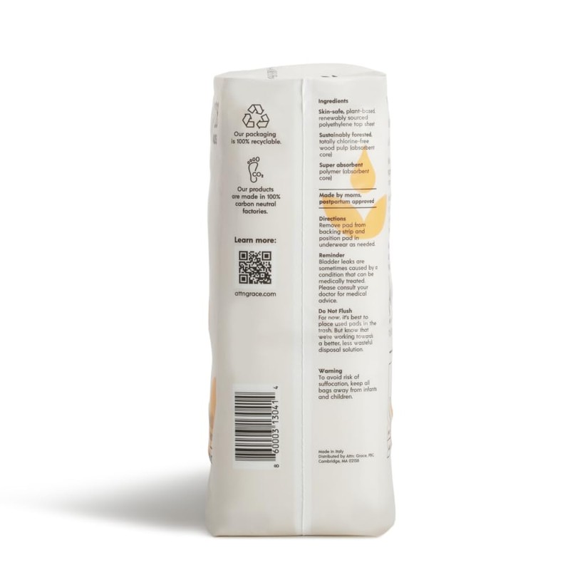Attn: Grace Moderate Incontinence Pads for Women (28-Pack) - High