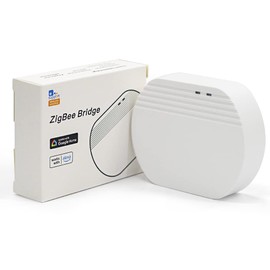 QIACHIP Smart Zigbee Bridge Hub, WI-FI & Zigbee Dual-protocol Supporting, APP Control and Multi-device Management，works with Google Home Alexa