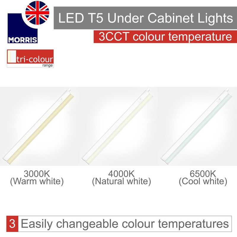 Morris LED Under Cabinet Light Linkable 3 Colours in 1