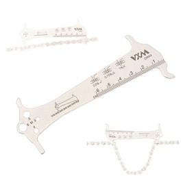 Hordlend Chain Checker, Chain Checker Chain Wear Checker Tool 3 in 1 Multi Tool Chain Measuring Gauge LTC-35