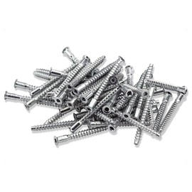 Mprofi MT® 20 x Confirmat Screws - Furniture Screws 5 x 50 mm - Cabinet Connector Screw - Wood Screws Made of Galvanised Steel - Screws for Body Connection - Countersunk Head with Hexagon Socket K5/20