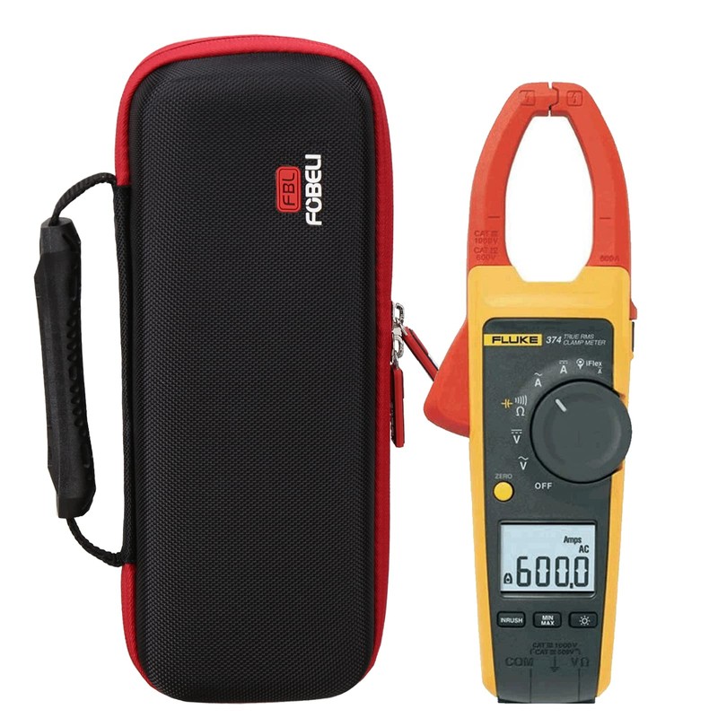 FBLFOBELI EVA Hard Carrying Case for Fluke 376/374/375FC 1000A TRMS/Milwaukee
