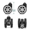 Ech.Apr Luggage Suitcase Wheels Replacement, 2 Pack Luggage Wheel Repair