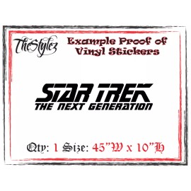 Oracal Star Trek The Next Generation Oversize Wall Vinyl Sticker
