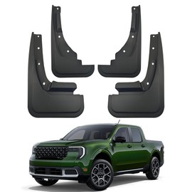 Mud Flaps Compatible with 2025 Ford Maverick Accessories 2022-2024 Splash Guards All Weather Fender Guard Mudguards Sediment Protection No Need to Drill Holes