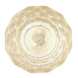 Hickory Hardware P30-CA3 Hickory Hardware P30-CA3 30mm Crystal Palace Cabinet Knob, Crysacrylic Polished Brass