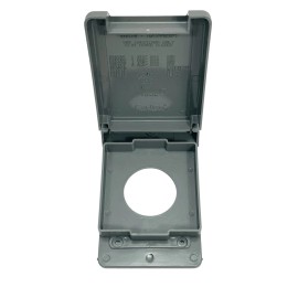 Carlon E98G20N 20A Non-Metallic Weather Proof Single Receptacle Outlet Cover