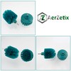 AERZETIX - C77144 - Set of 2 Rotating Cleaning Brushes