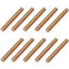 Qrity Pack of 10 Threaded Rods, M10 x 70 mm