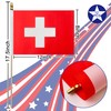 LoveVC 12Pcs 8×12 Inch Switzerland Flags Small Swiss Flag on