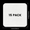 15 Pack Silicone Dehydrator Sheets,Non-stick Food Fruit Dehydrator Mats Reusable