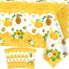 6 Pack Bee Tablecloth Happy Bee Day Table Cover Rectangle
