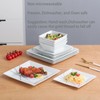 DOMINI 12-Piece Kitchen Dinnerware Set, Service for 4, Porcelain Dishes