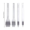 Leather Craft Tool Hole Punches 1+2+4+6 Prong Lacing Stitching Punch,