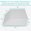 Xtra-Comfort Leg Elevation Pillow for Sleeping, Swelling, Post Surgery -