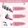Cluster Eyelashes, Pack of 72 Individual Eyelashes, Eyelash Clusters, DIY