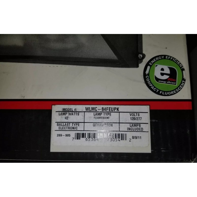 ATLAS LIGHTING - WLM-84FEUPK 84W CFL 120/277 13" Wallpack w/Lamp