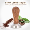 51mm Stainless Steel Wood Handle Coffee Tamper Coffee Powder Pressing
