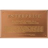 Star Trek Enterprise NX-01 Dedication Plaque by Eaglemoss