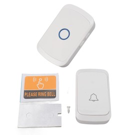 Pregnancy Call Bell No Hole Punching Intelligent Nurse Calling Alert System Call Bell for Elderly White EU Plug