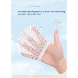 Baby Toddler Non Slip Socks Girl Boy Non-Skid Crew Socks Mesh Summer Infant Floor Socks 8 Pairs (US, Age, 1 Year, 3 Years, Boy 1)