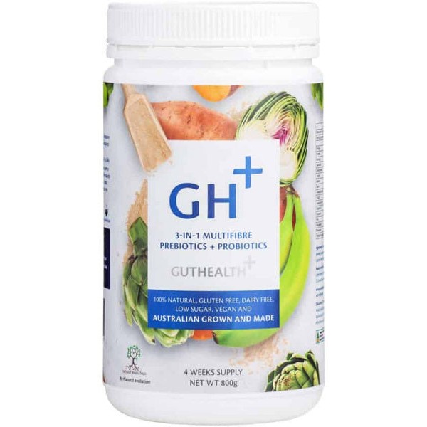 Natural Evolution Guthealth+ Prebiotics+Probiotics 3-in-1 Multifibre G/F 800g