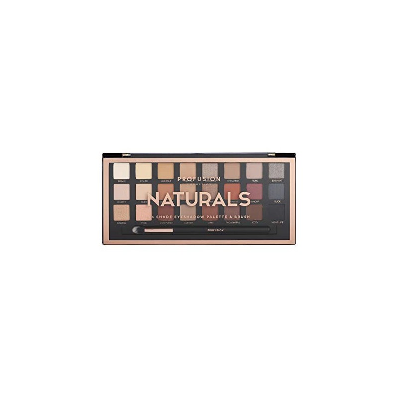 Profusion Cosmetics Professional Artistry Pro Eyeshadow Palette, Naturals