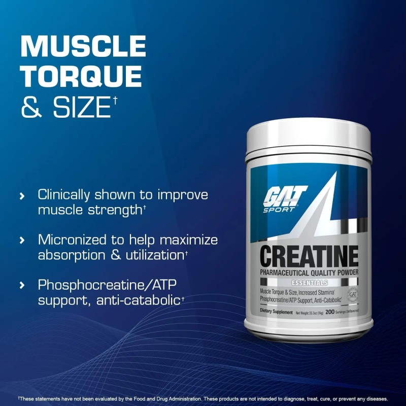 GAT Creatine 200 Servings 1000g / 1kg / 35.2 oz