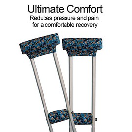 SPRING SEAON SPRING SEAON Underarm Crutch Pads and Hand Grip Covers Padding for Walking Arm Crutch Non Slip Crutch Accessories