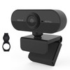 Webcam with Microphone 1080p Full HD 360° Adjustable Plug and