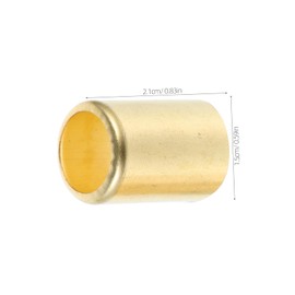 Operitacx 50pcs Compression Sleeves Tube Inserts Kit for Air Hose Water Oil Fittings Durable Easy Installation Secure Connection for Pneumatic and Hydraulic Applications