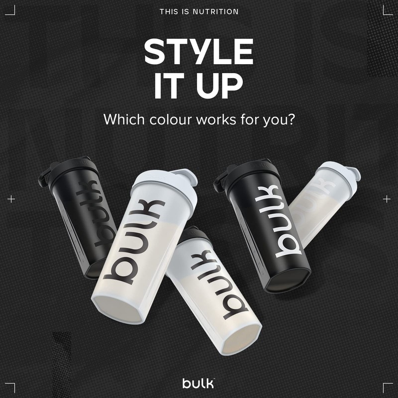 Bulk Iconic Shaker Bottle, with Wire Mixing Ball, Jet Black,