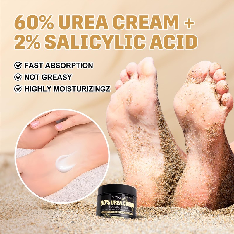 Clyecfra 60% Urea Cream with 2% Salicylic Acid, Urea Cream