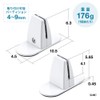 eSupply Partition Stand, 2 Pack, Partition Divider Stand, Desk, Tabletop,