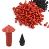 180Pcs Universal Mushroom Shaped Tire Repair Insert Plugs Red Black