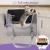 pidipiti Portable Leakproof Tall-Side cat Litter Box,with Zipped lid
