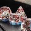 UDIXI 7-Die Polyhedral Dice Set D&D, Resin DND Dice Set
