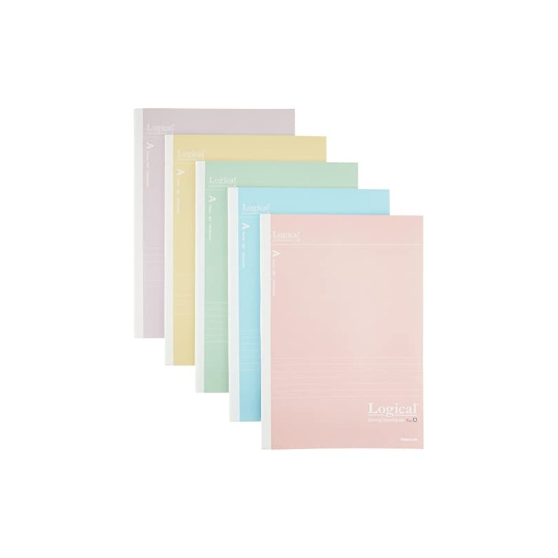 Nakabayashi Swing Logical Anti-Bacterial Cover Notebook, Semi B5/A Ruled, 30