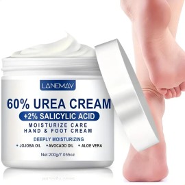 Crema Para Manos Y Pies Con 60% De Urea, Hidratación Profund
