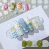 Nail art 5D cute rabbit bear thick emboss sticker-WFI176B emboss sticker - 55 / 네일아트 5D 귀여운 토끼 곰돌이 도톰 엠보 스티커-WFI176B 엠보스티커 - 55