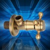 ViaGasaFamido Full Copper Triangle Valve Water Valve Retro Angle Valve