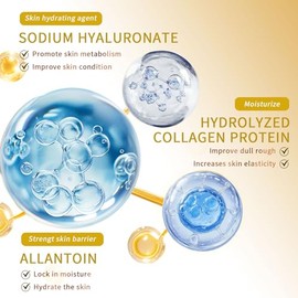 5PCS Mascarilla Antiarrugas de Colágeno,Collagen Mask, Reduce Los Poros, Moisturizing, Improve Skin Drynes,Roughness,Make Skin Delicate (Colágeno-1)