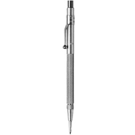 General Tools Tungsten Carbide Point Scriber and Etching Pen With Magnet (88CM) (Pack of 2), Aluminum Handle, Replaceable Point, Pocket Clip, 1/16 in (1.6mm) Point Diameter
