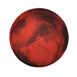 Planet Mars Solar System Foto Patch 1 of 12 Embroidered Iron On