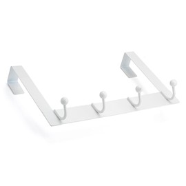 Richelieu Hardware T1740130 Utility Over The Door Hook Rack, 12-1/2 in (318 mm), White