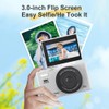 5K Digital Camera with 18X Optical Zoom, 75MP Vintage Digital